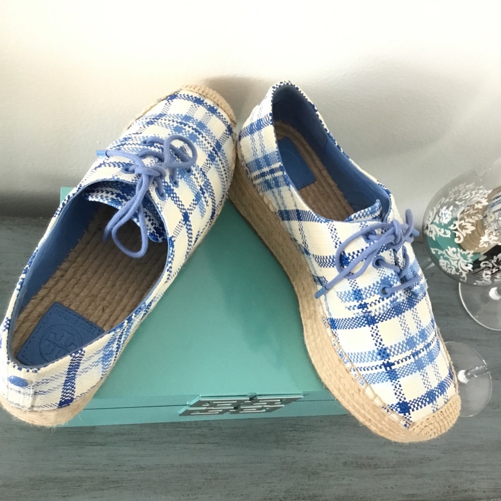 Tory Burch Braided Platform Lace Up Espadrille - Picture 4 of 4